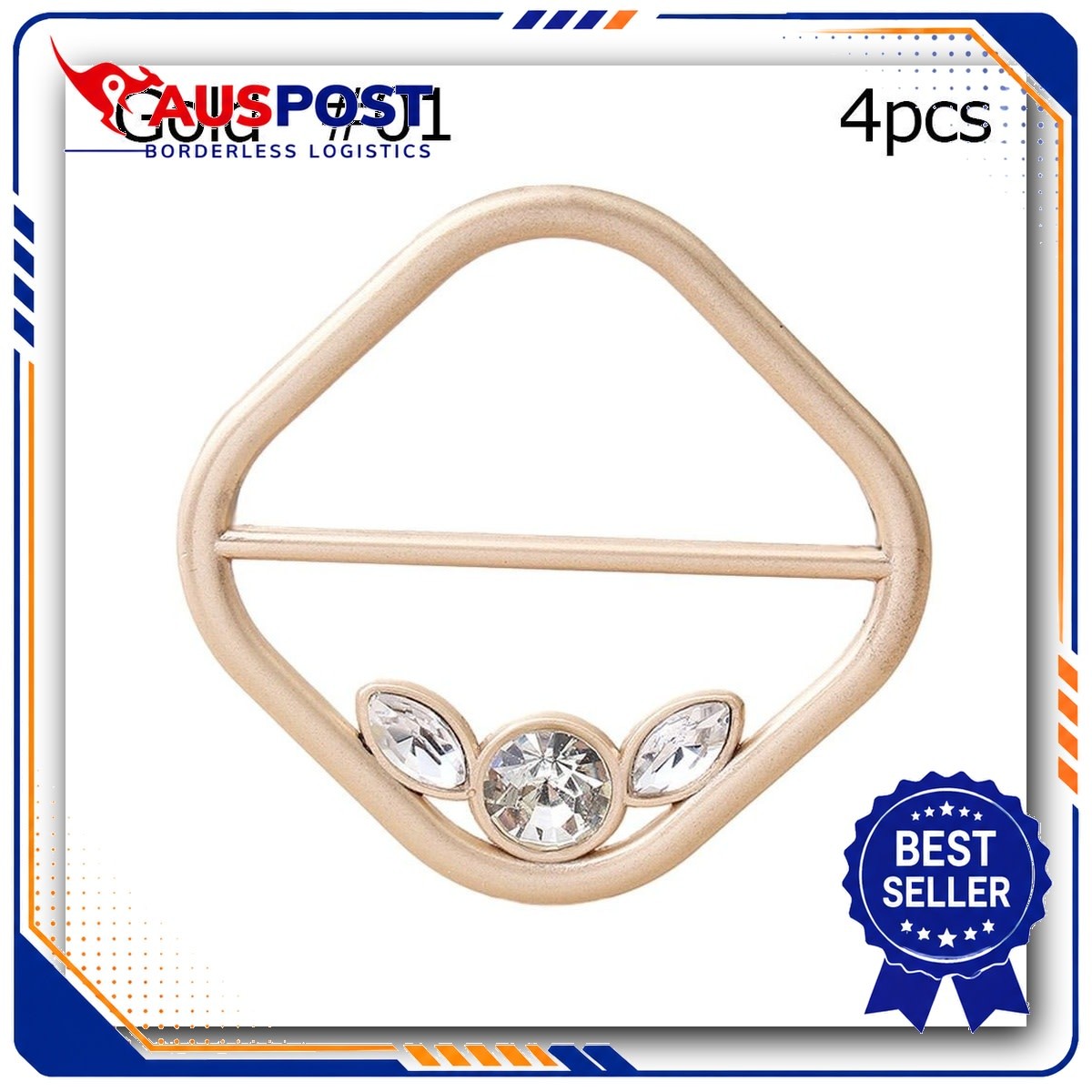 T-Shirt Clip Waist Buckle Shawl Buckle Scarf Ring Clips for Fashion Accessories