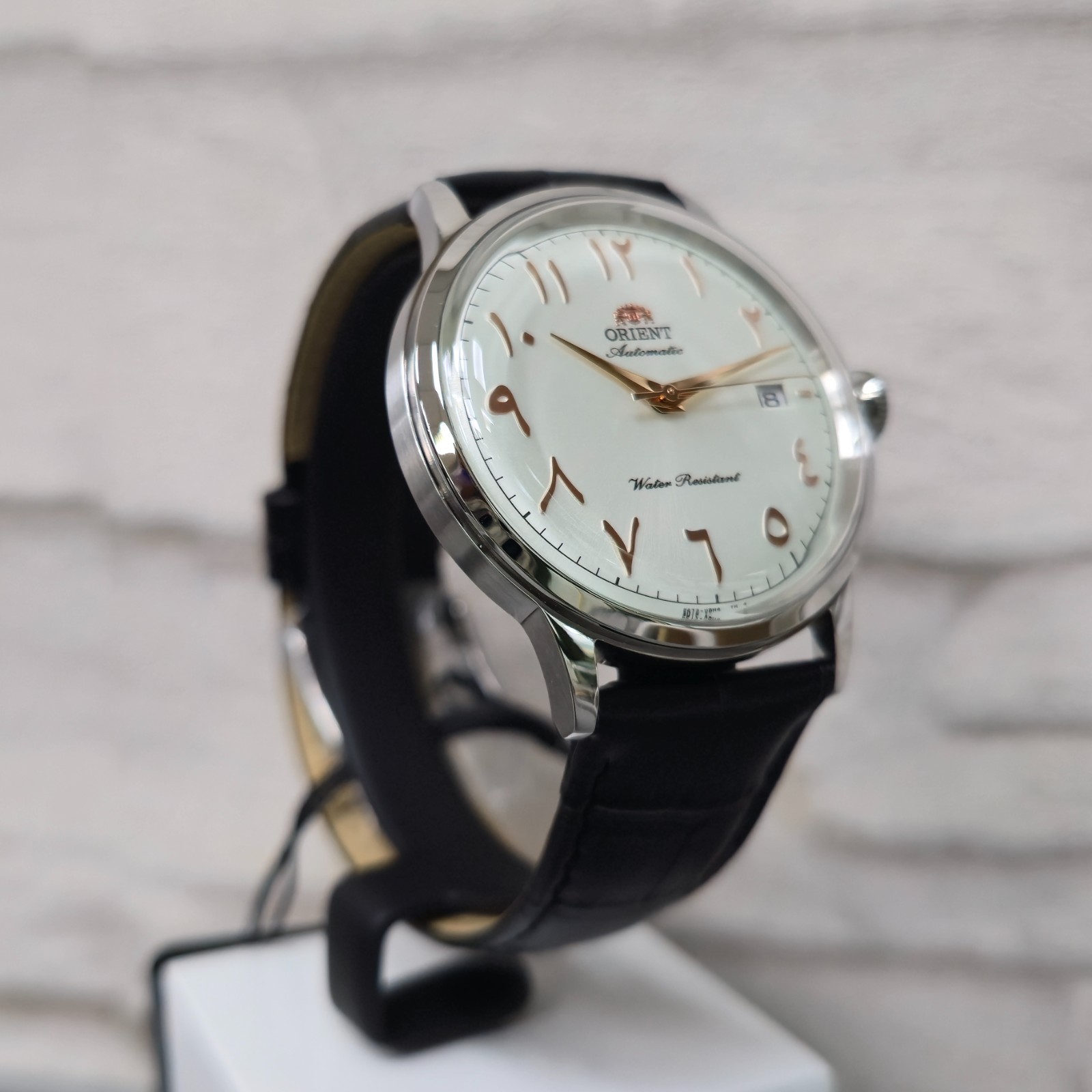 Orient Classic Bambino Automatic RA-AC0038 White Arabic Dial Brand New Men Watch