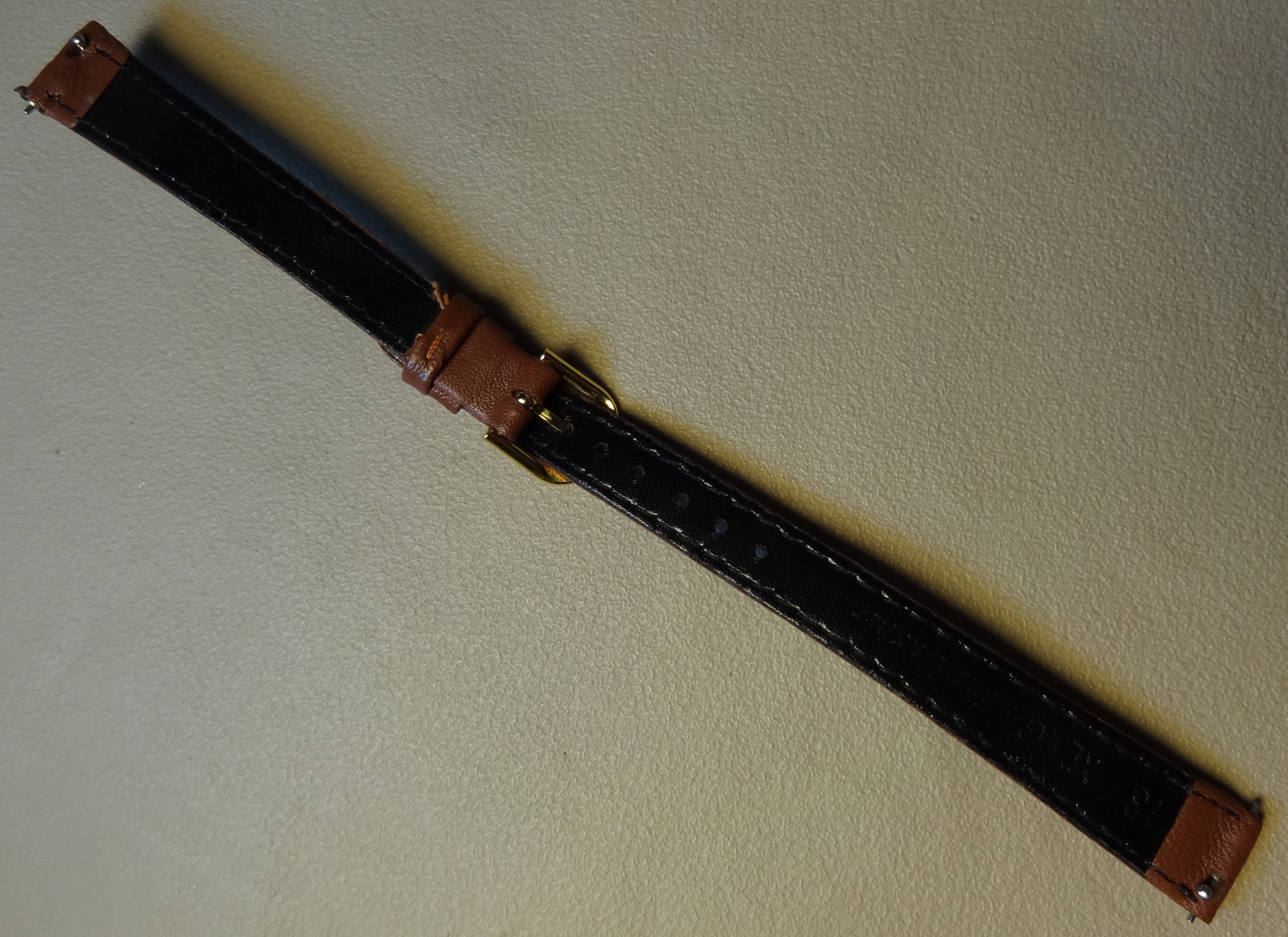 Ladies Womens Timex Brown Genuine Leather Calf 13mm LONG Watch Band Strap EZ Pin