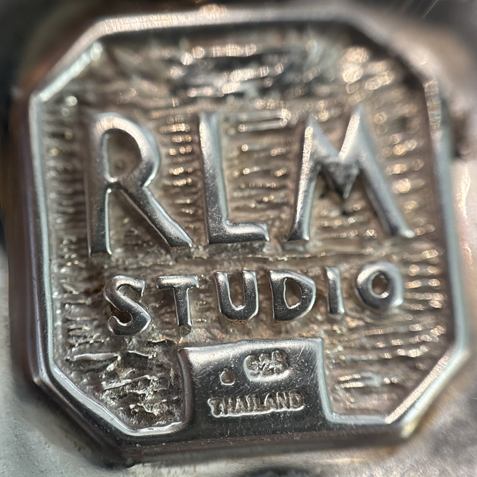 RLM Studio Robert Lee Morris Vintage sterling silver 925 Abstract Big Pendant G