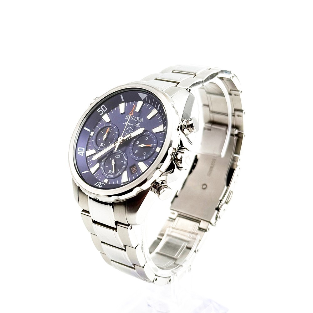Bulova 96B256 Marine Star Watch Stainless Steel Calendar Six-Hand Chronograph