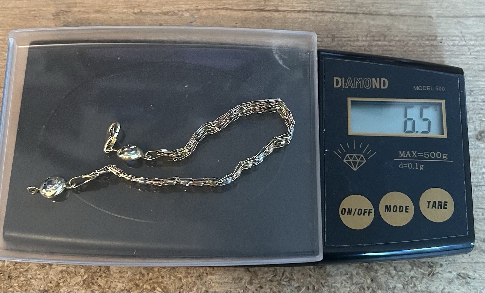 14k Tri-color Gold Hollow Link Women’s Bracelet