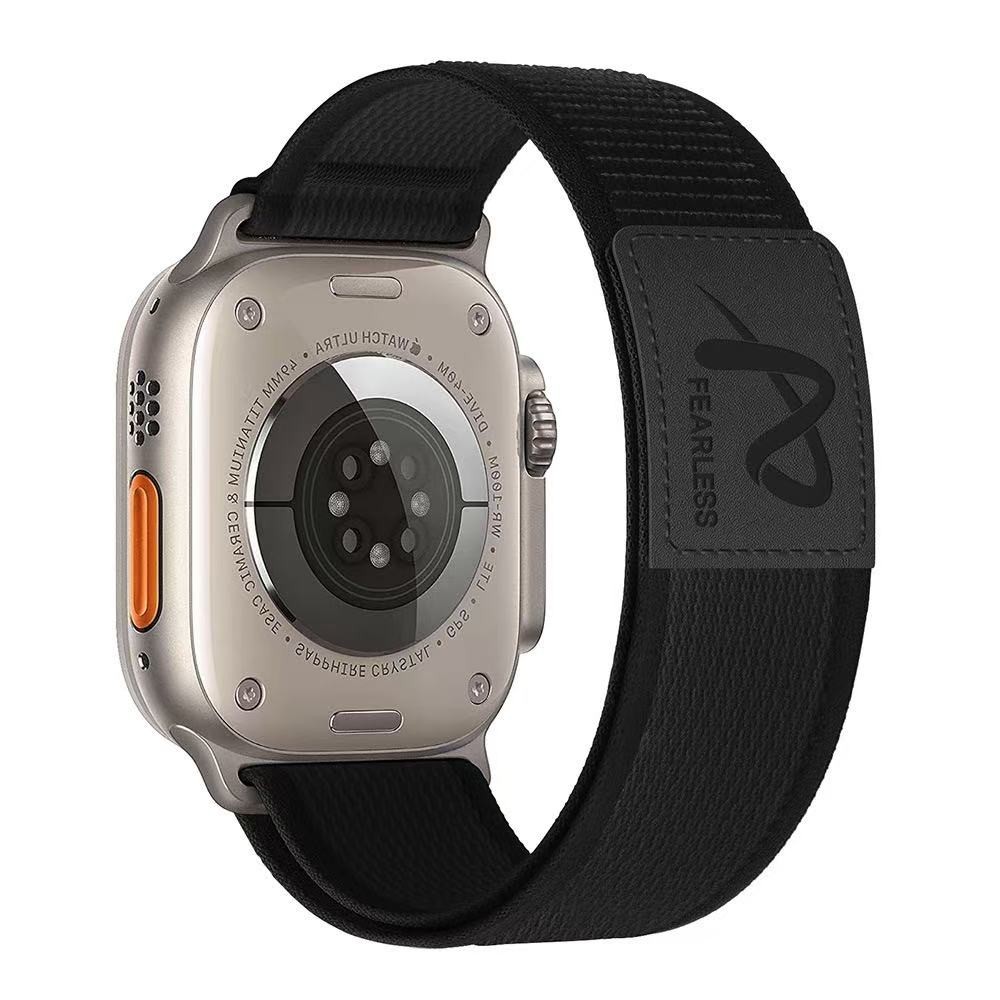 Suitable for Apple Watch S1-11/Ultra/SE – Leather Nylon Strap