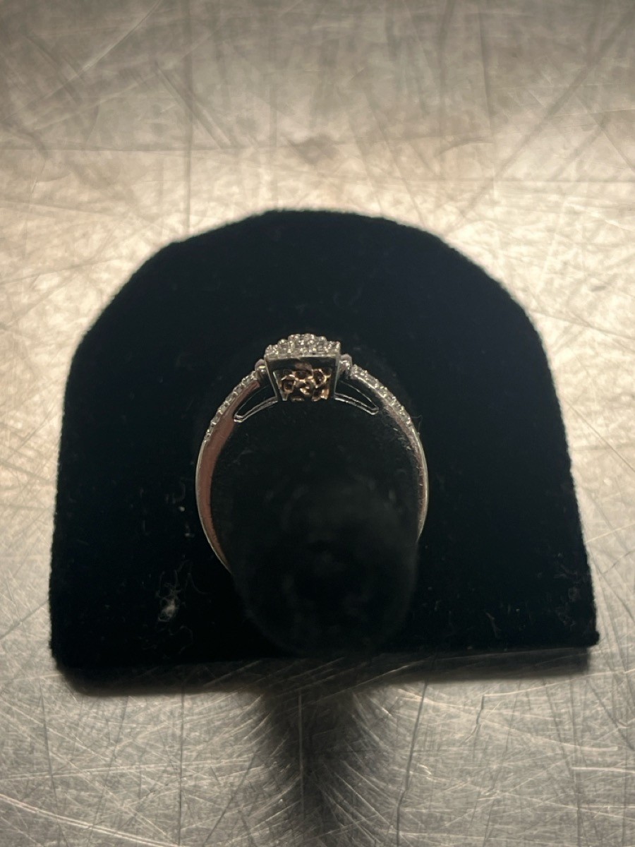 Used Engagement Ring 47 Diamond .54crt 10K White Gold 3.29g Sz 6.75 (QUC024546)