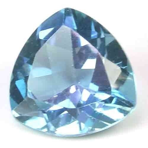 SPLENDID NATURAL BRAZILIAN VIVID LONDON BLUE TOPAZ GEM 2.9 CT – TRILLION CUT