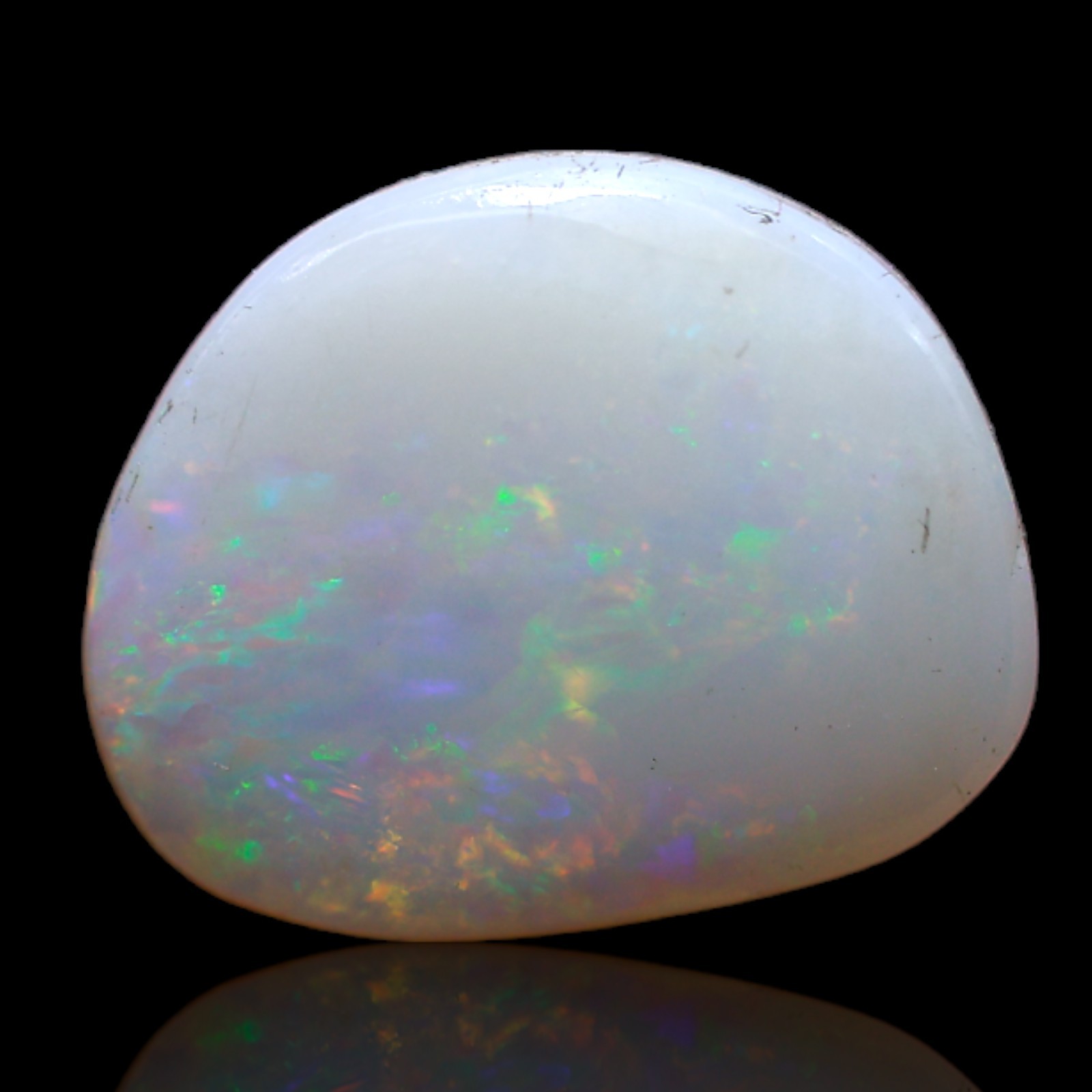2.50 Cts Natural Australian Fire Opal Spiritual Cabochon Gemstone 13x11x3 mm