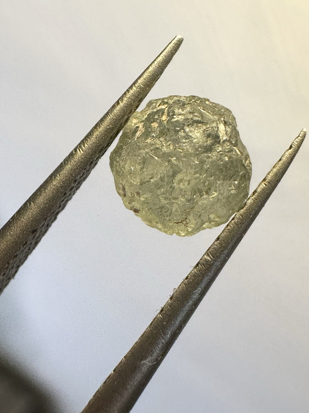 Gorgeous Natural Uncut Green Montana Sapphire 2.00 CT Approx 6x6x5 mm