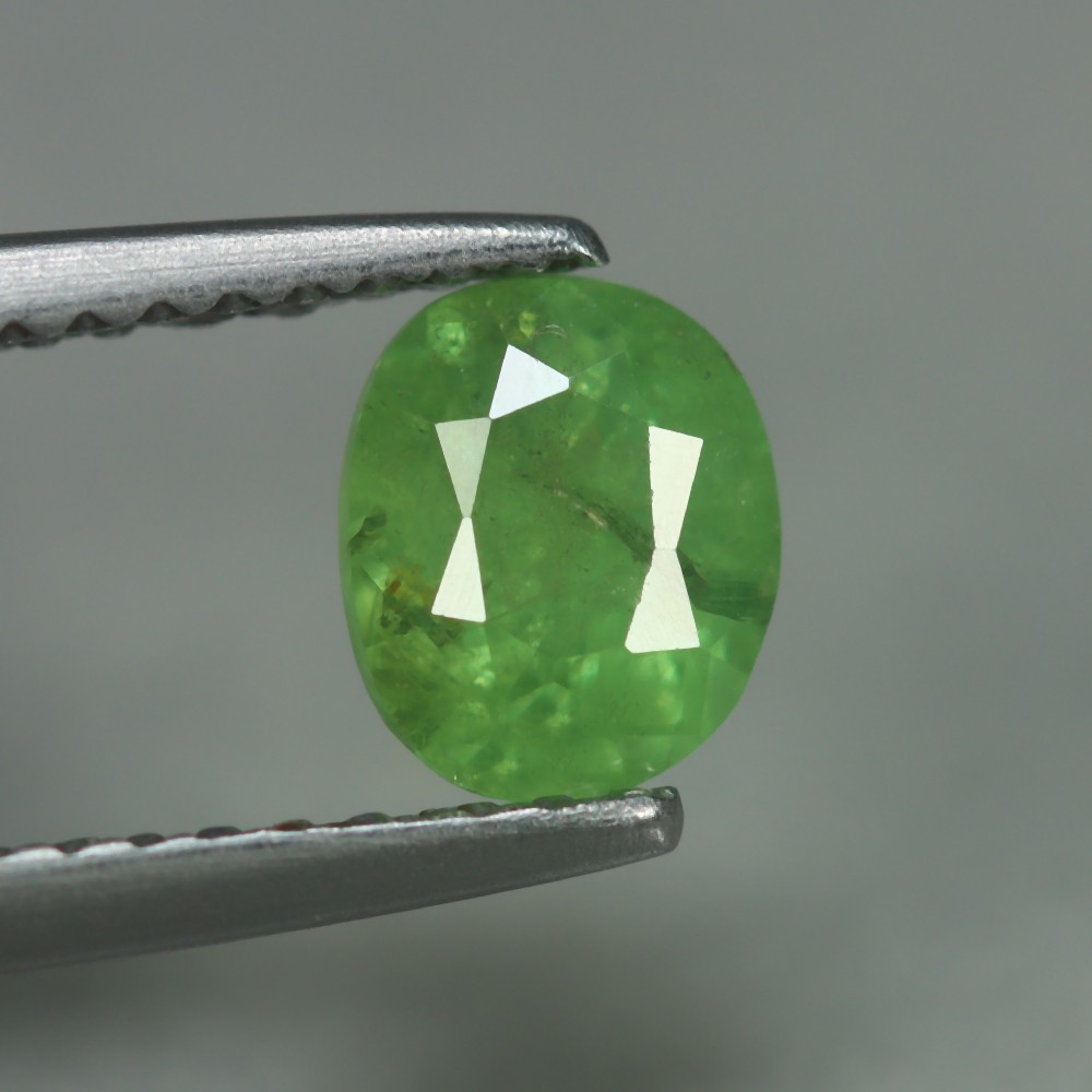 0.82 Cts_Great Loose Gemstone_100 % Natural Green Demantoid Garnet_Namibia