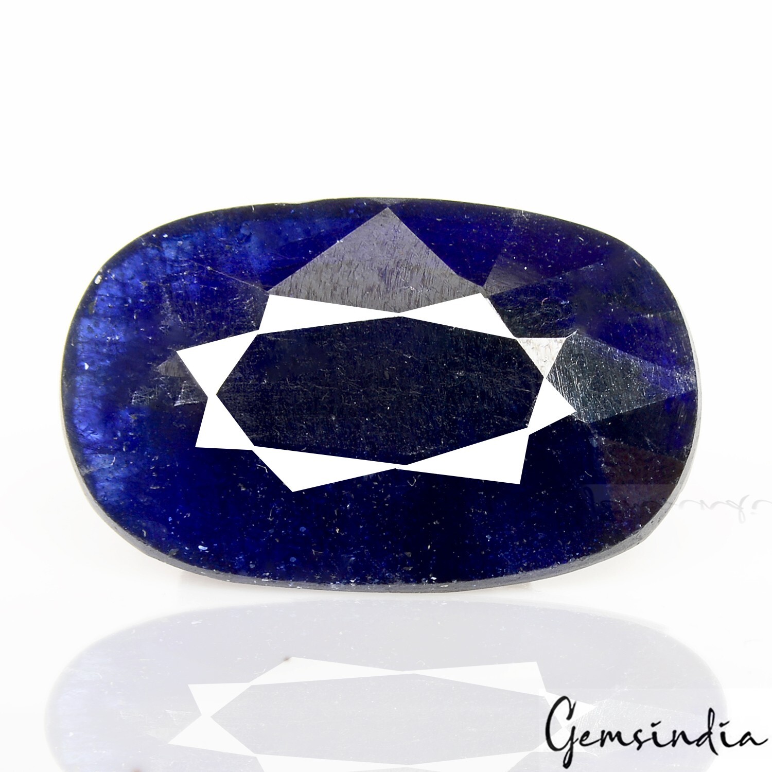 13.90 Cts Natural Sapphire Ceylon Royal Blue Oval Faceted Cut Ring Size Gemstone
