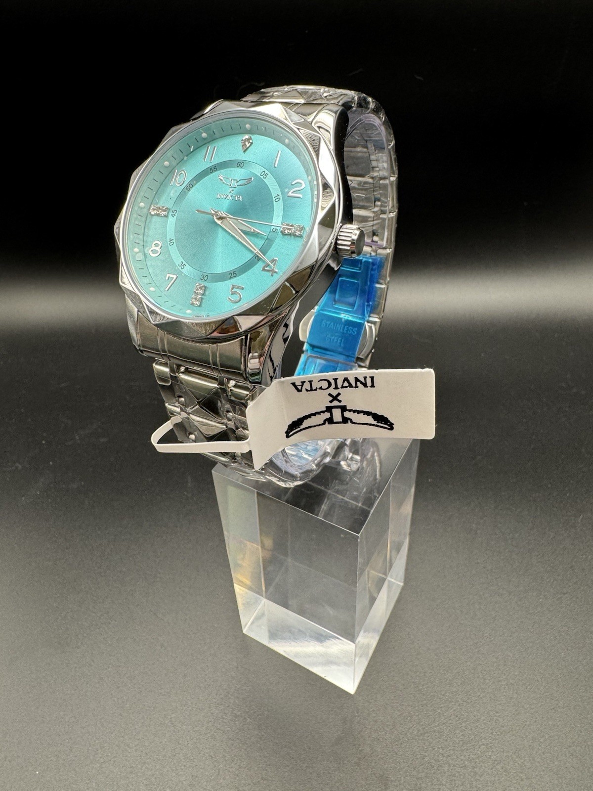 Invicta Specialty I 70050 Men’s 41mm Light Blue Dial Stainless Steel Watch NEW