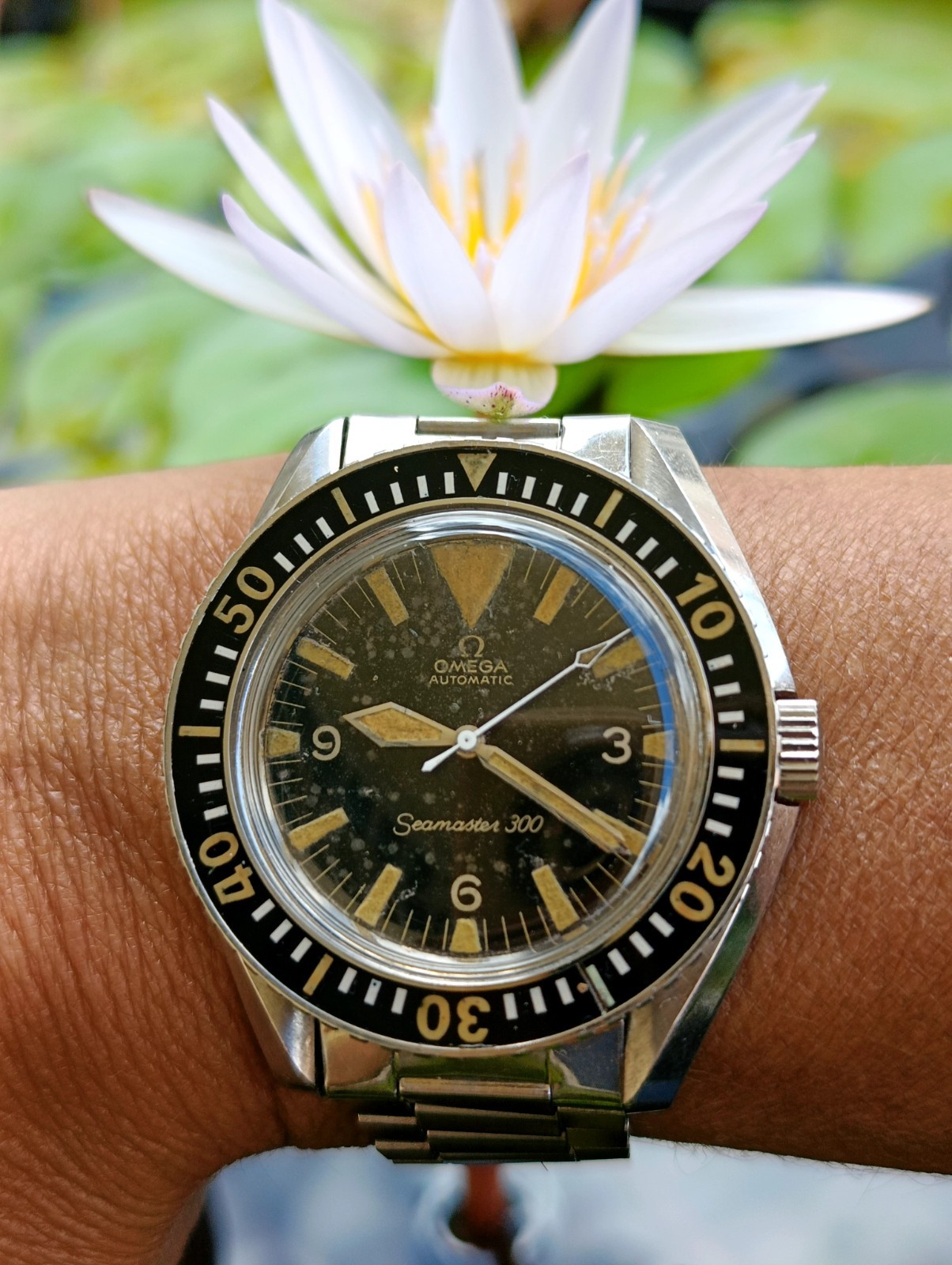 Rare Vintage 1967 Omega Seamaster 300 Big Triangle 165.024 Cal 552 1039 Bracelet
