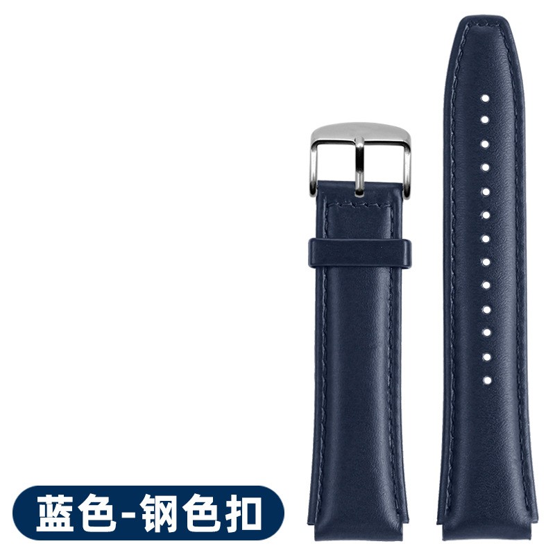 For Casio A159W-N1 A158WA F-91 Vintage Cowhide Genuine Leather Watch Band Strap