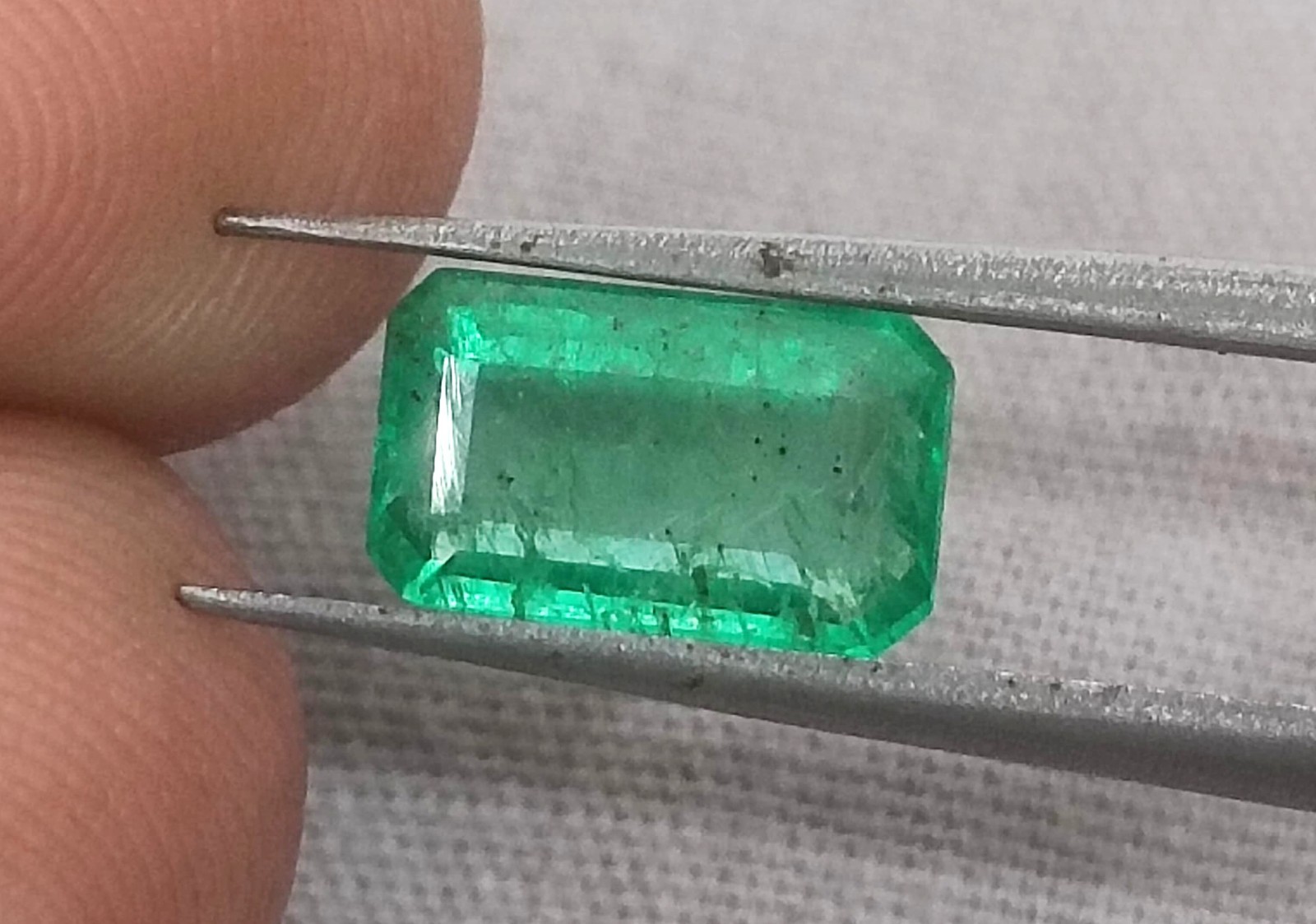 1.83ct Natural Panjshir Emerald Medium Green Octagon Loose Gemstone