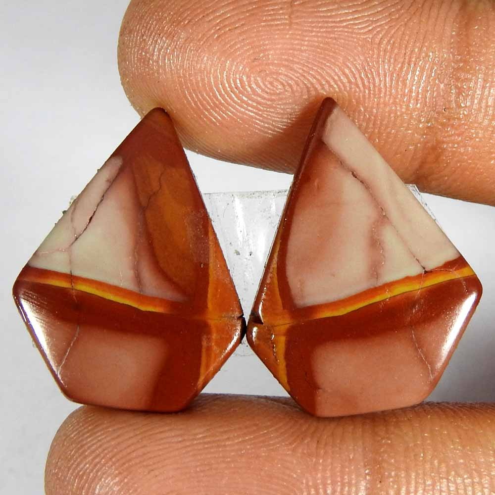 19.40Cts100%Natural Noreena Jasper Fancy Pair Cabochon Loose Gemstone