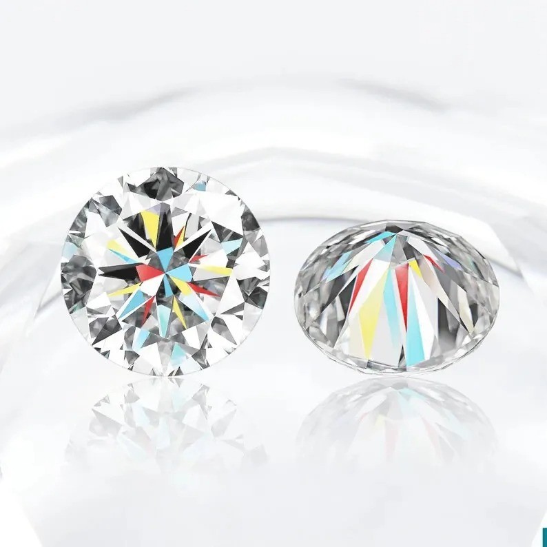 Lab Grown Round Diamond 2.01 Ct D Color VVS1 IGI Certified CVD Stone
