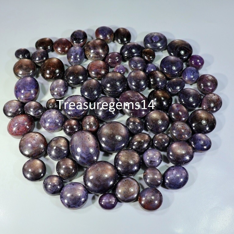 250 Crt WHOLESALE LOT RUBY STAR SAPPHIRE CABOCHON GEMSTONE AAAA