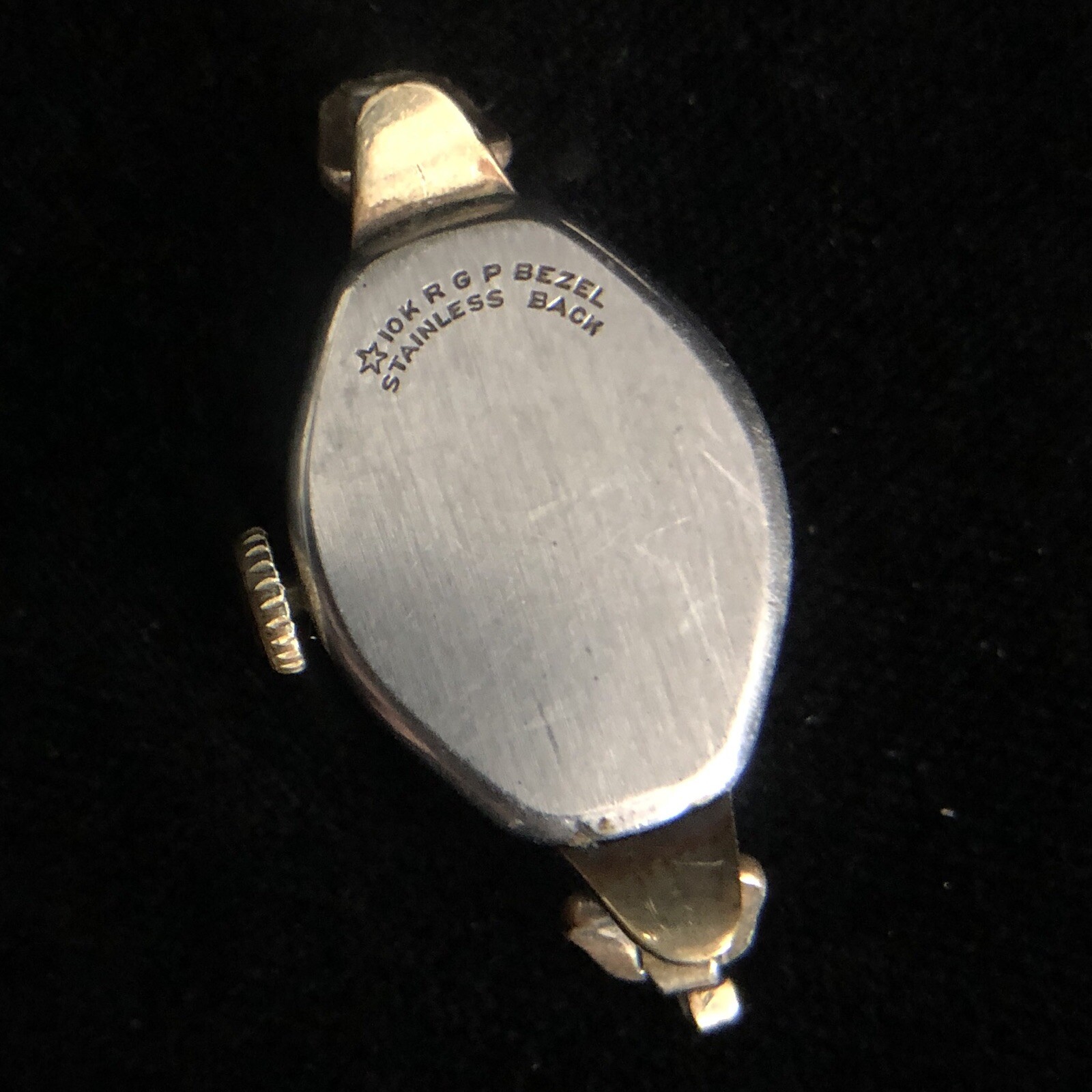 Elgin 10k Rolled Gold P Dura Power Logo 1946 – 1951 Womans Wrist Watch As Is