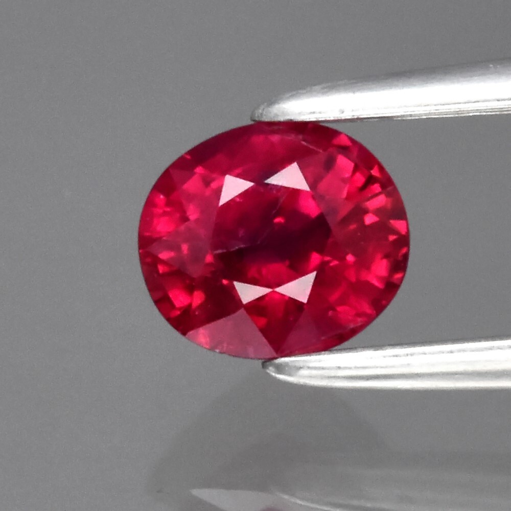 Stunning! 0.58ct 5×4.5mm Oval Red Ruby Mozambique Gemstone