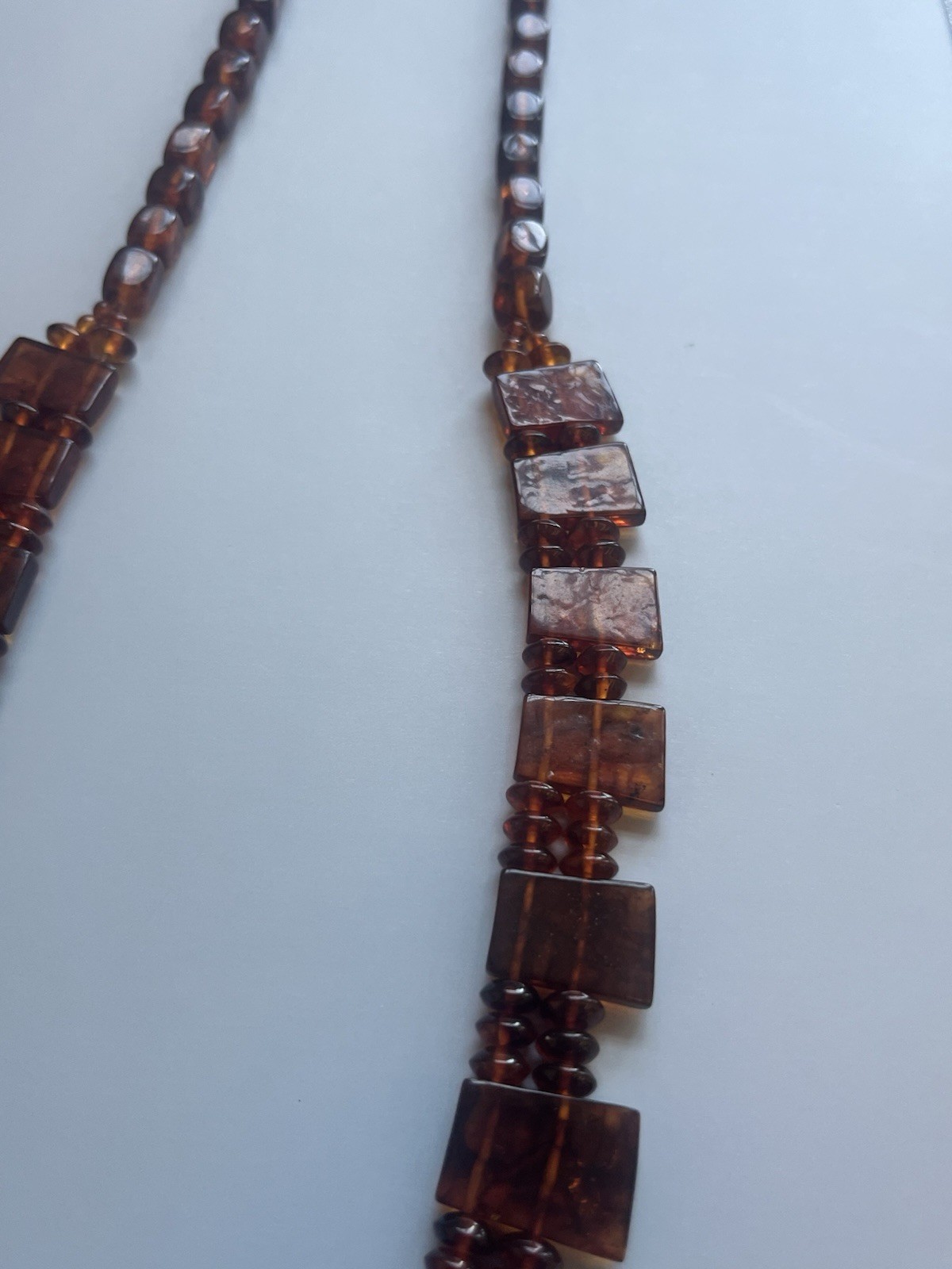 Jay King Amber and Sterling Necklace – Adjustable Length