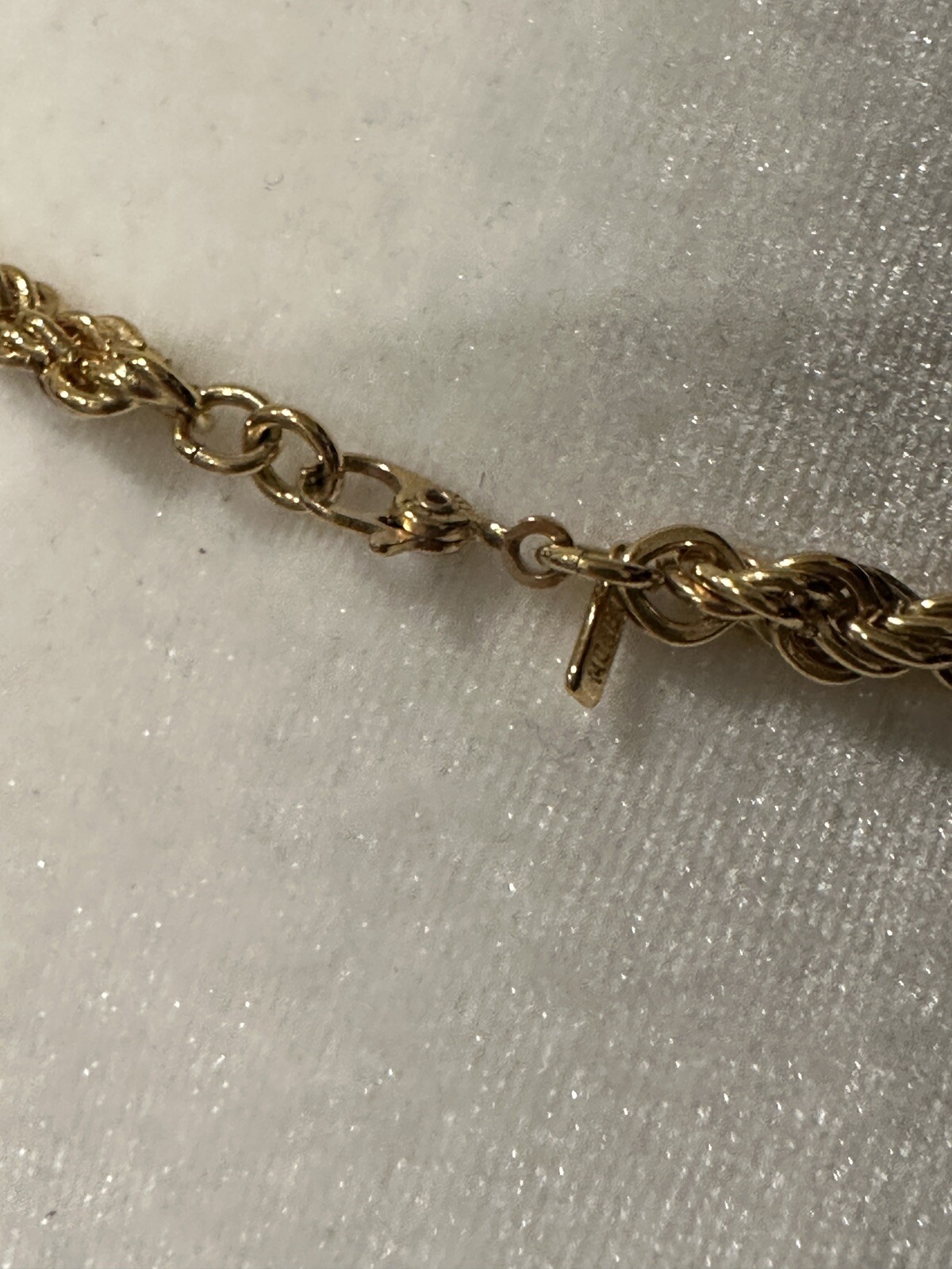 Monet Gold Plated Rope Twist Chain Necklace 24” A12