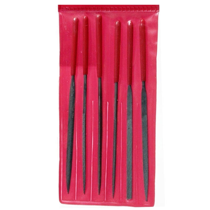 4″ Miniature Steel Needle File Se 6 Pc 2mm x 100mm Fine Cut Jewelry Craft