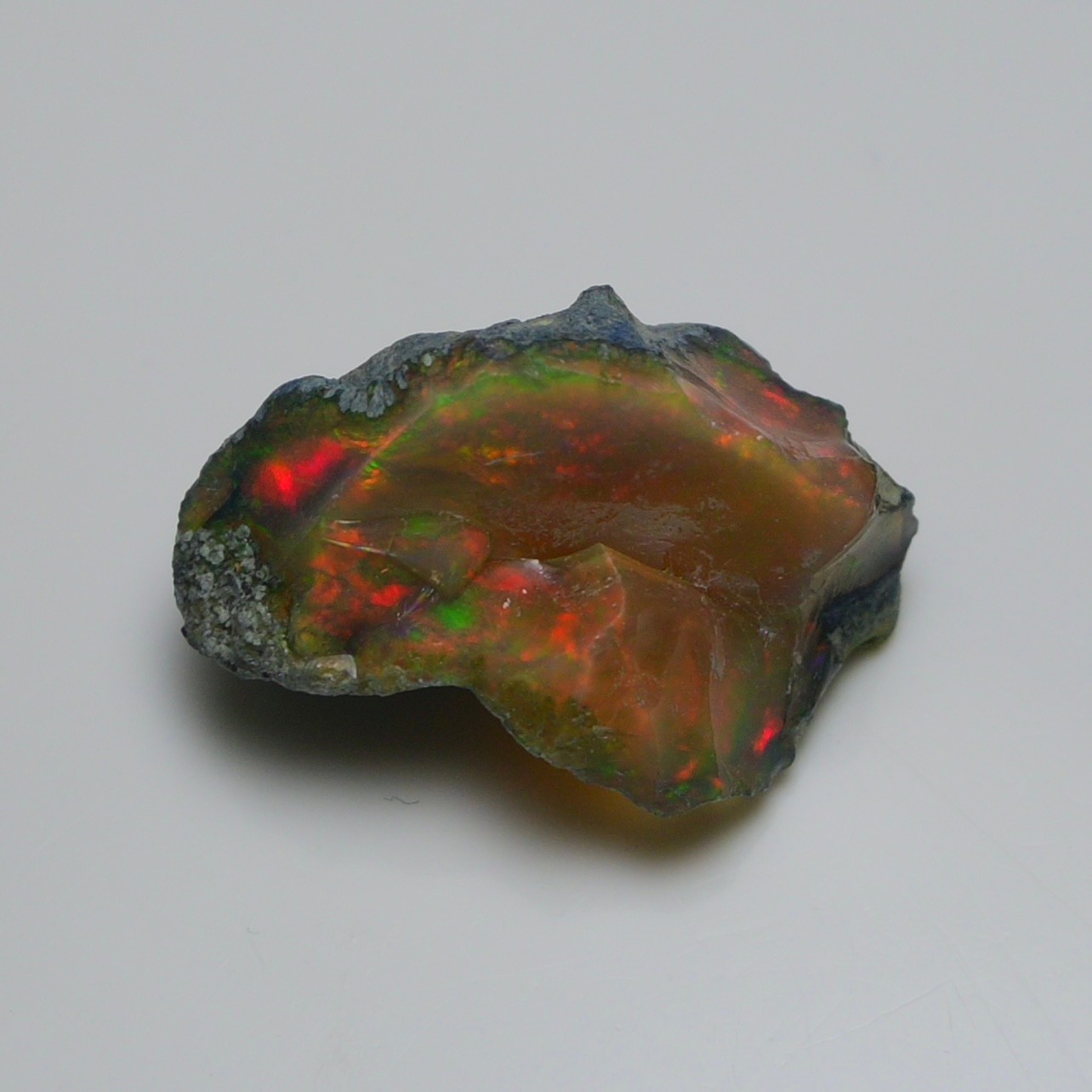 Natural Ethiopian Black Opal Rough 12.70 Ct – Ideal for Jewelry, Welo Fire Opal