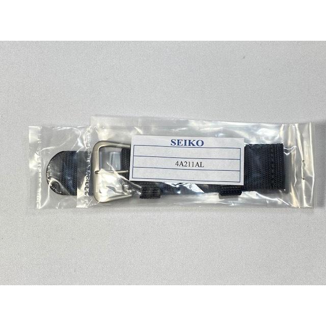 Genuine New SEIKO 22mm Watch Belt Strap w/Buckle 4A211AL SNZG15JC/7S36-03J0 etc