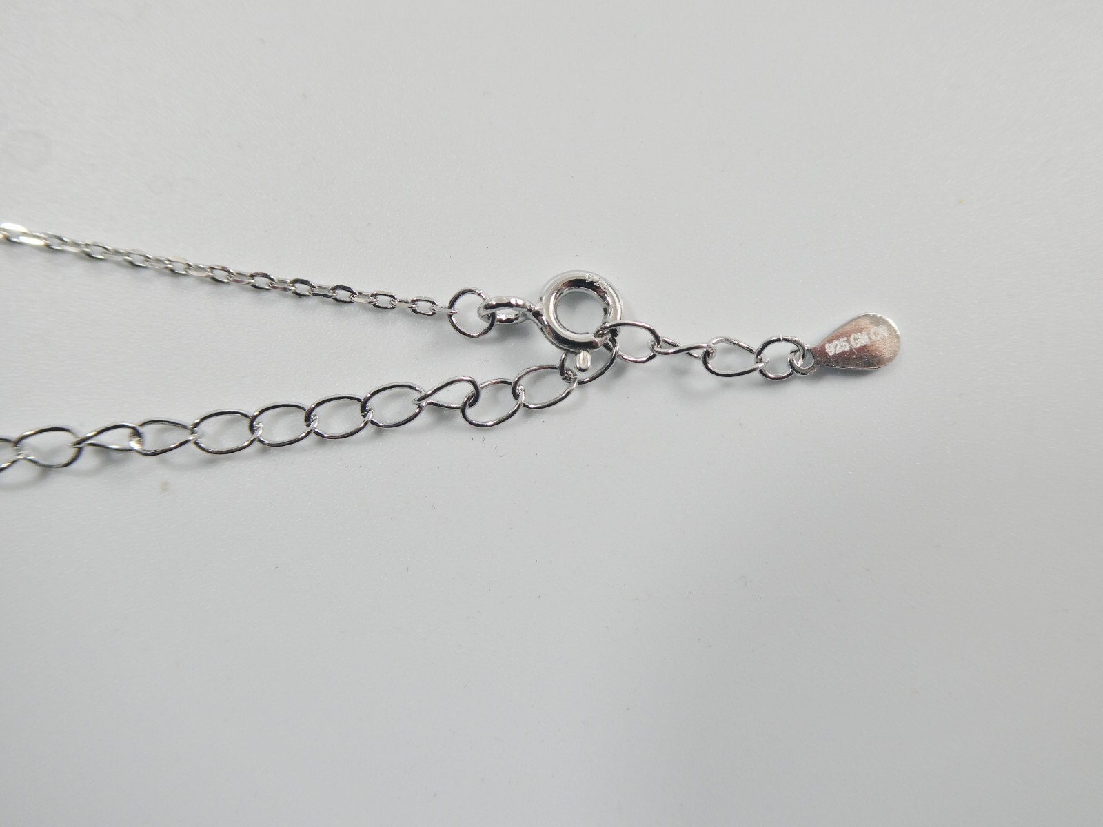 16 INCH PLUS 2 INCH EXTENTION MOM NECKLACE REAL 925 STERLING SILVER