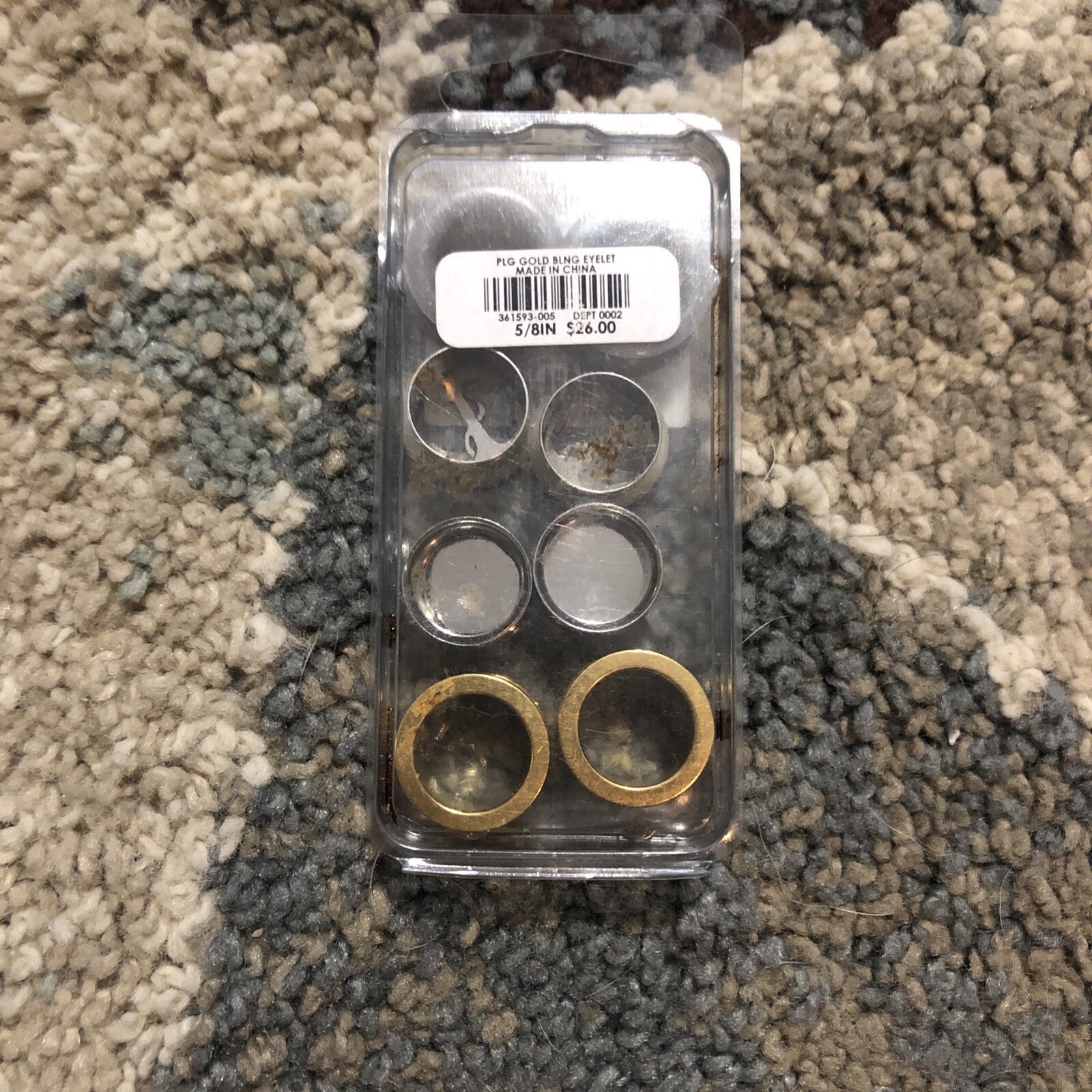 Hot Topic Morbid Metals 5/8 Inch Plated Body Jewelry New Sealed Unopened Bling