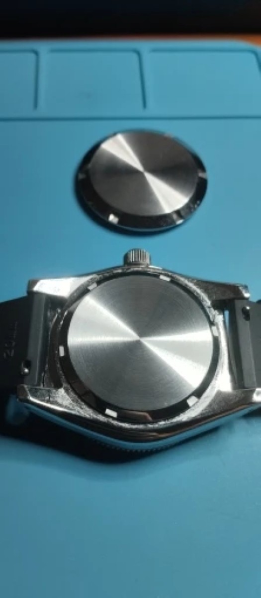 Watch Back Case Stainless Steel 10ATM Slim Thin For NH35 36 NH38 7S26C Movement