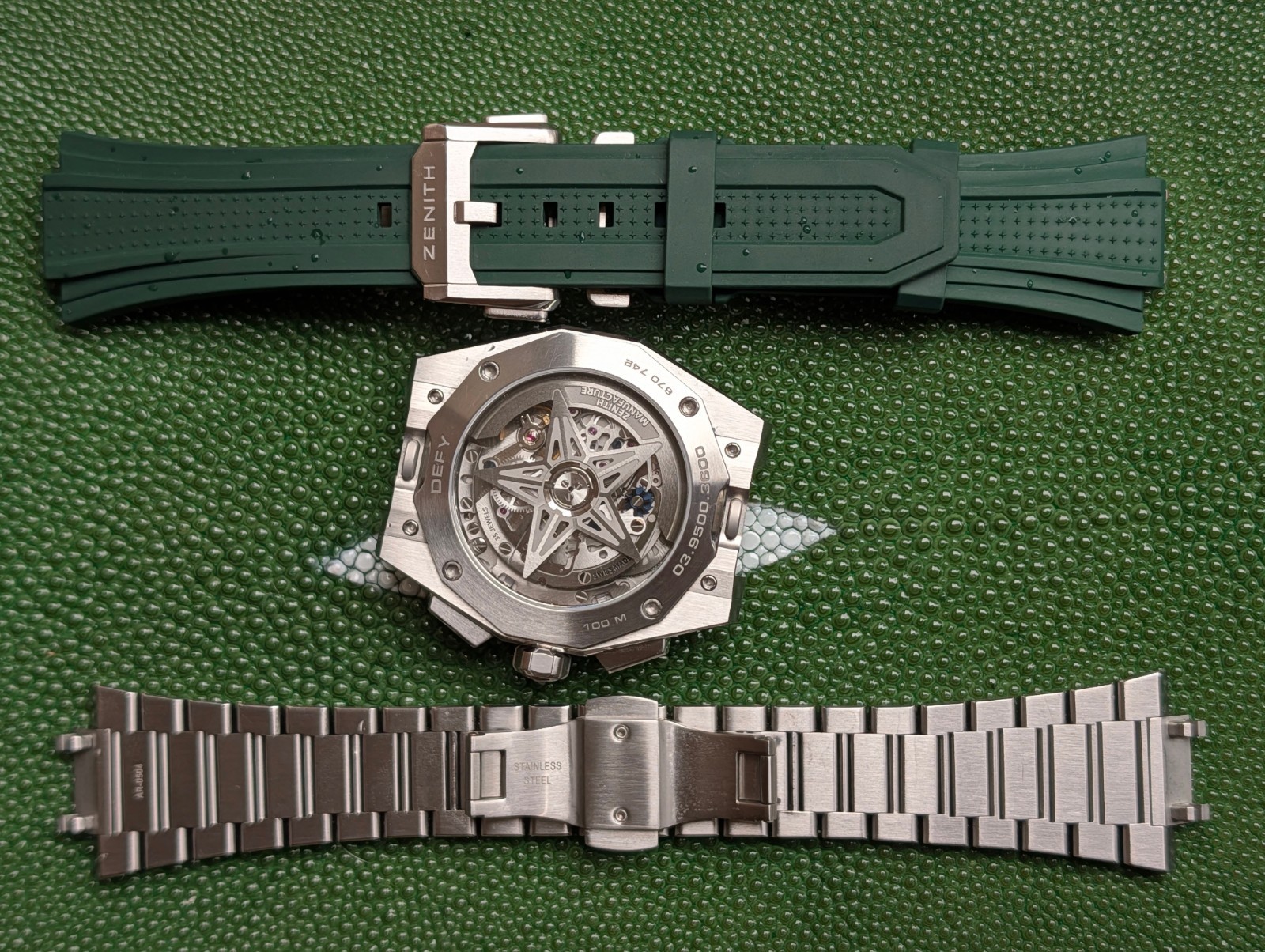 Zenith Defy Skyline Chrono 42mm SS Bracelet & Rubber Full Set Warranty 2029