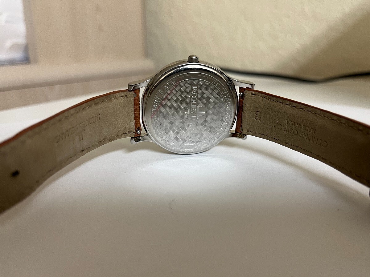 NOS Jacques Lemans Men’s 1296E Classic Format Collection Watch Serie 1935