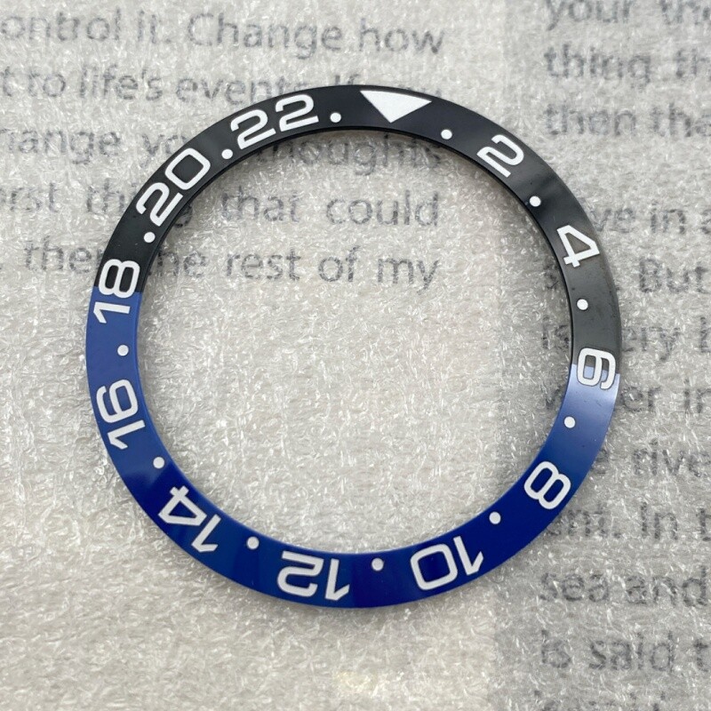 Watch Bezel 38mm Ceramic Ring Watch Case GMT Color Aluminum Bezel Outer Ring