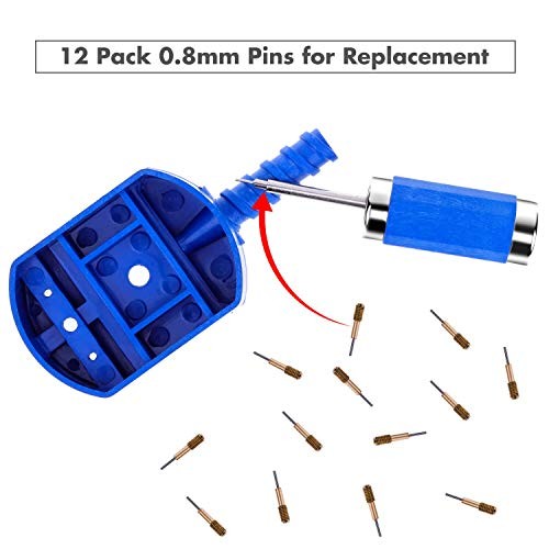 Watch Link Removal Tool Kit – Replacement Pins and Pin Punches for Bracelet