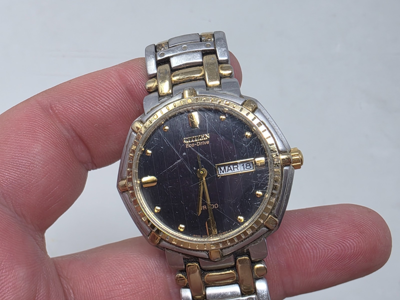 Citizen Eco-Drive 2 Tone Watch E101-S030528