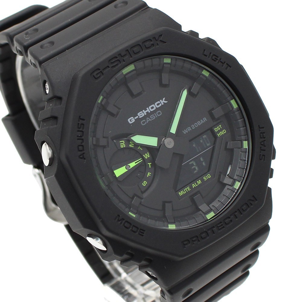 CASIO G SHOCK GA 2100 1A3DR ANALOG DIGITAL 2100 SERIES wristwatch for men
