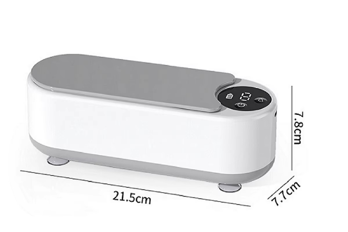 Portable 450ml Ultrasonic Cleaner Machine Jewelry Ring Glasses Brush