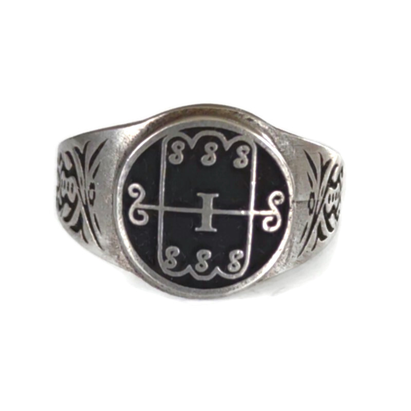 #7 Amon ring from The Lesser Key of Solomon Goetia 72 Demons + Optional pendant