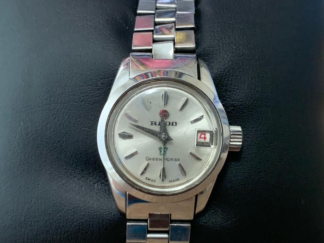 RADO Green Horse Ladies Auto Watch 22.6mm Junk 17cm 6.69in Wrist Needs OH