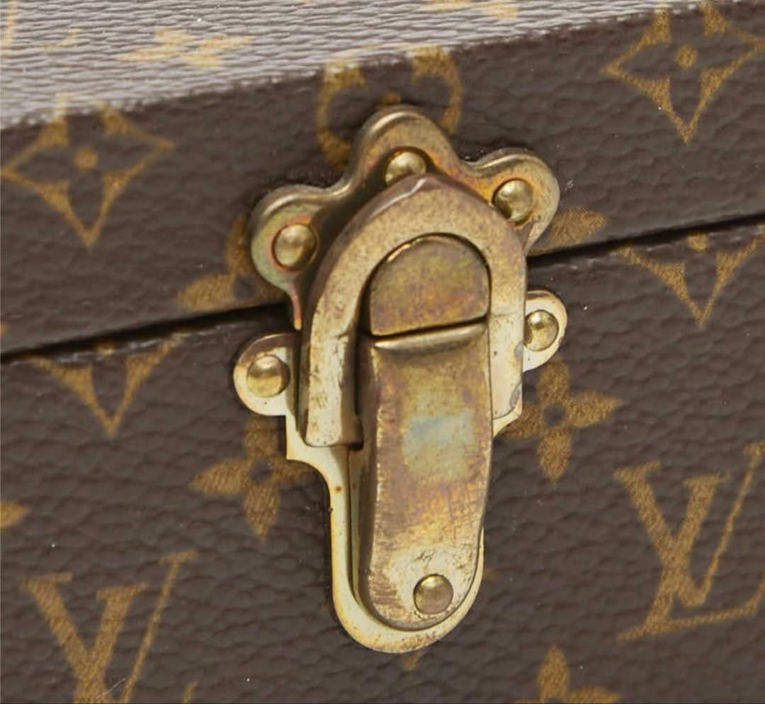 Louis Vuitton Monogram Ecrin Declaration Jewelry Case M21010 Brown LV Auth Japan