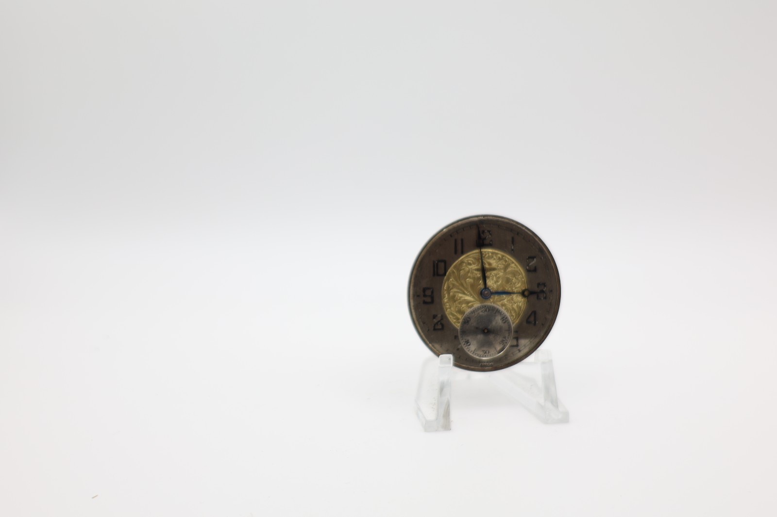 MARINE W.C. BUFFALO NY SWISS POCKET WATCH MOVEMENT 17j 39.7mm FOR REPAIR (BS)