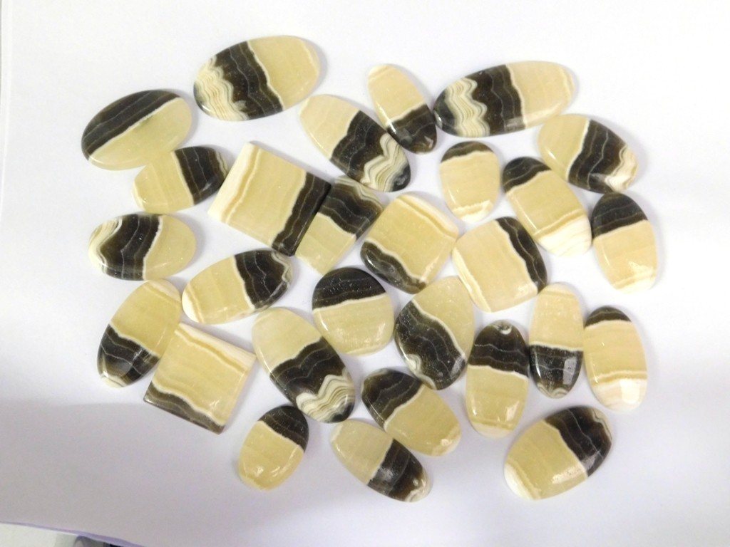 Natural Zebra Onyx Gemstone For Earring, Pendant, Necklace Jewelry Making 71317