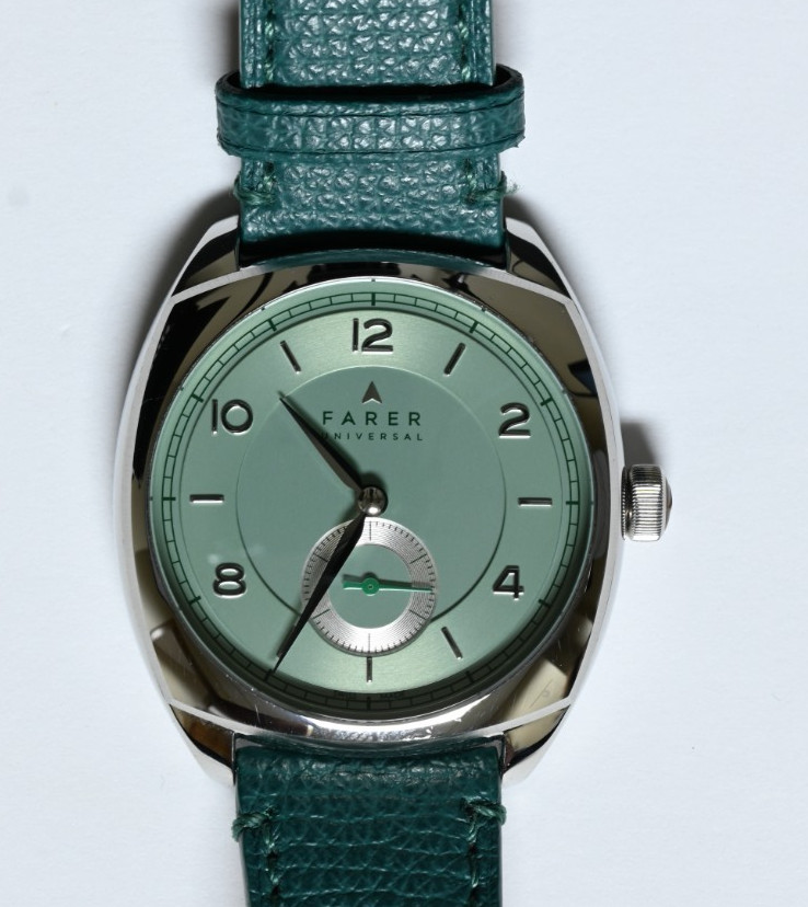 Farer Green Mansfield Manual Wind Watch SW216-1 Full Set Box and Papers