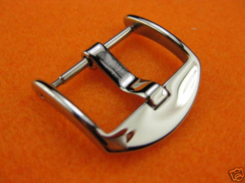 NEW 20mm Swiss 316L HD Stainless Polish Tang Tongue BUCKLE made for PANERAI 20 M