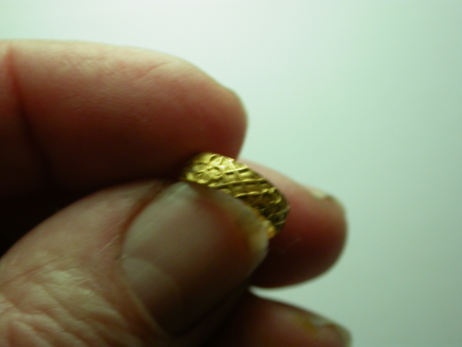 Gold posy ring 16th Century -Tiny 6 Months-1 year baby