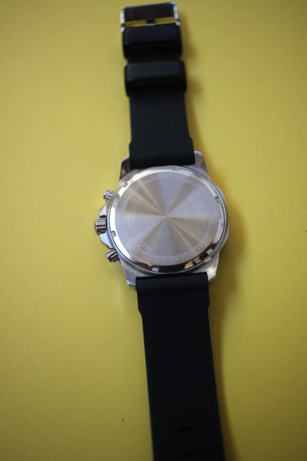 BULOVA MARINE STAR DIVERS WRIST WATCH 98B258 EXC COND WORKING NEW BATTERY