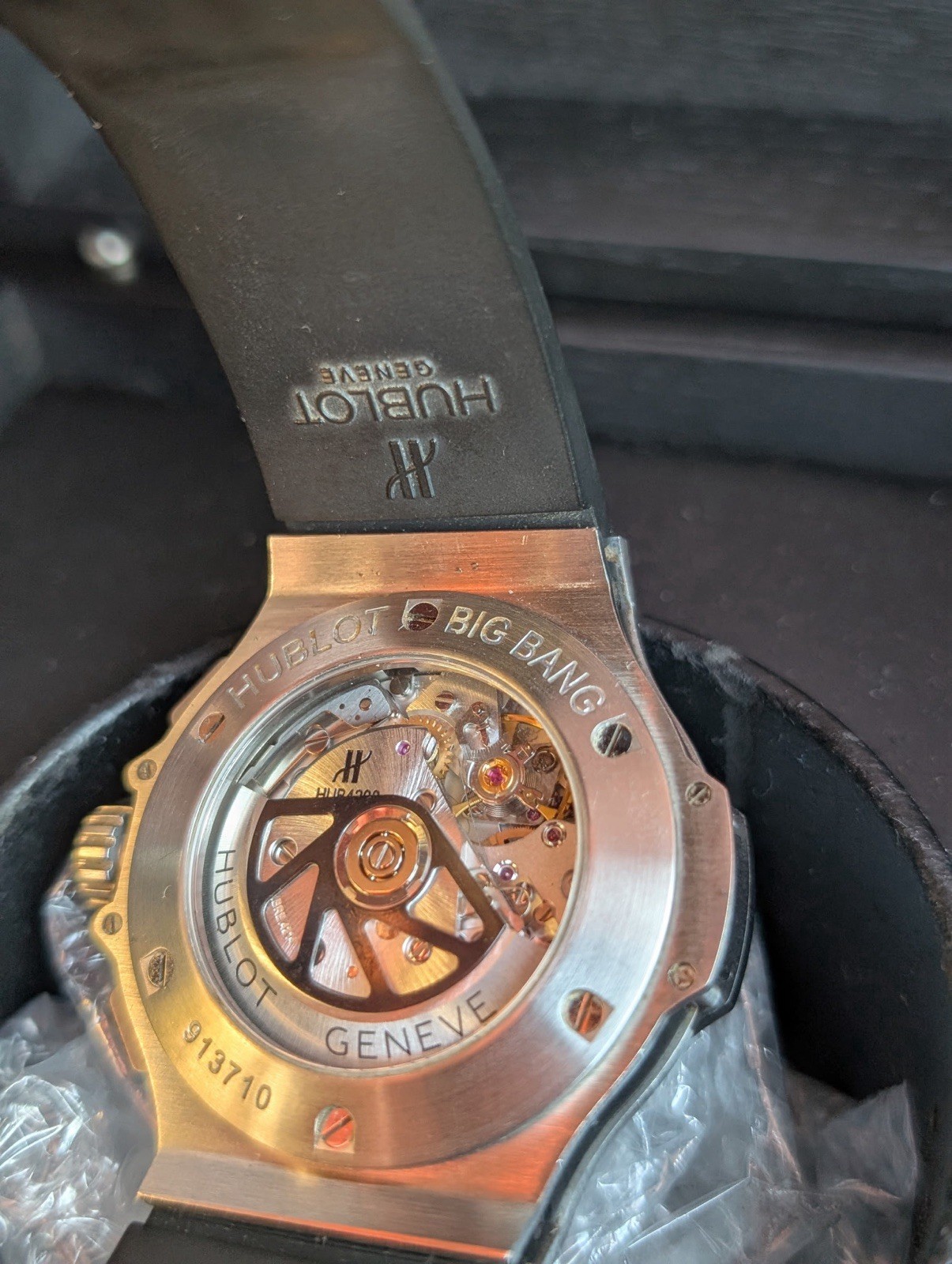 Hublot Big Bang Aero Bang 44MM 311.SM.1170.RX Skeleton Dial Rubber Strap