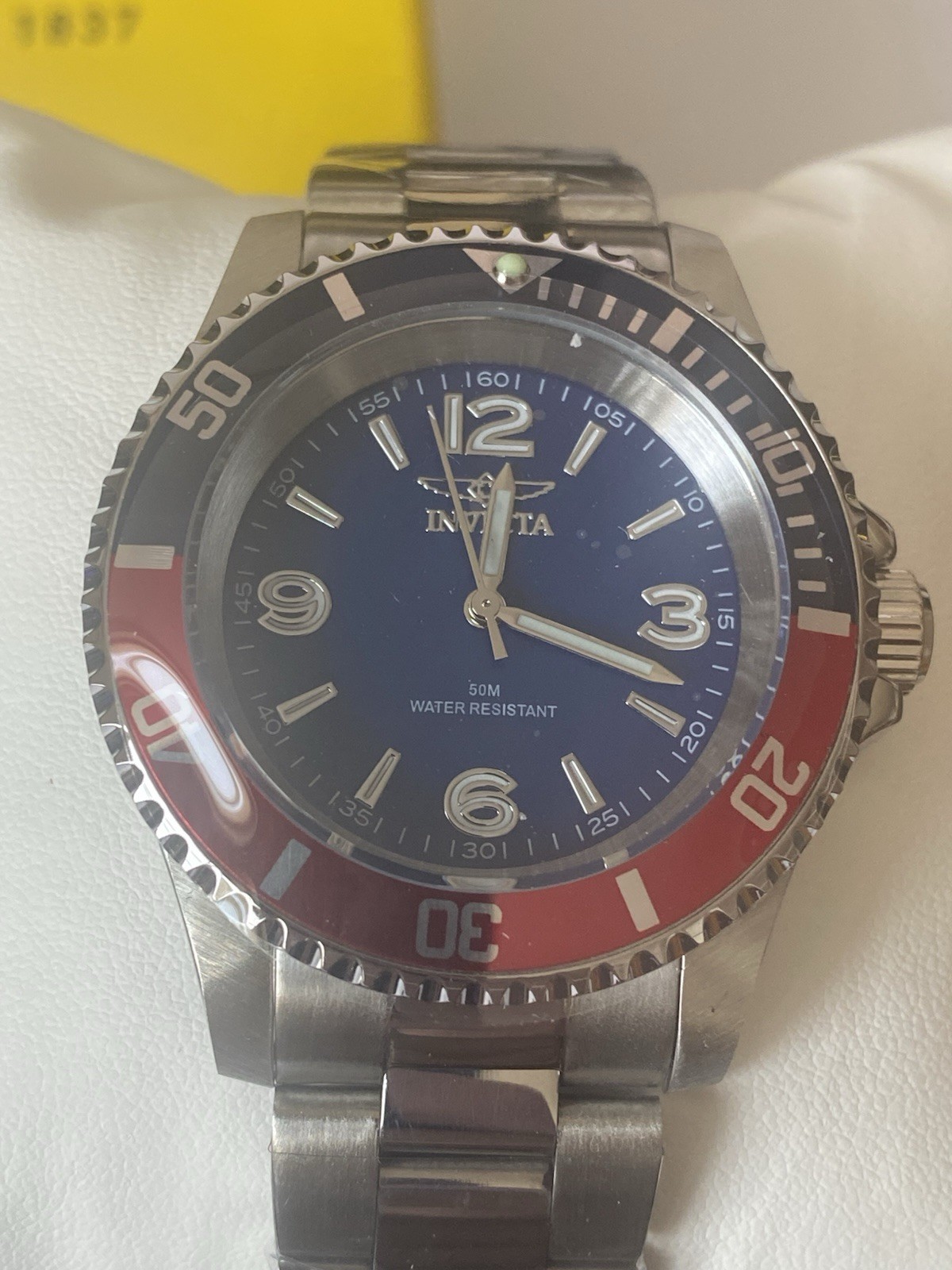 Brand New Invicta Specialty Rowan Men’s 40mm Quartz Watch 69482 Red & Pepsi Blue