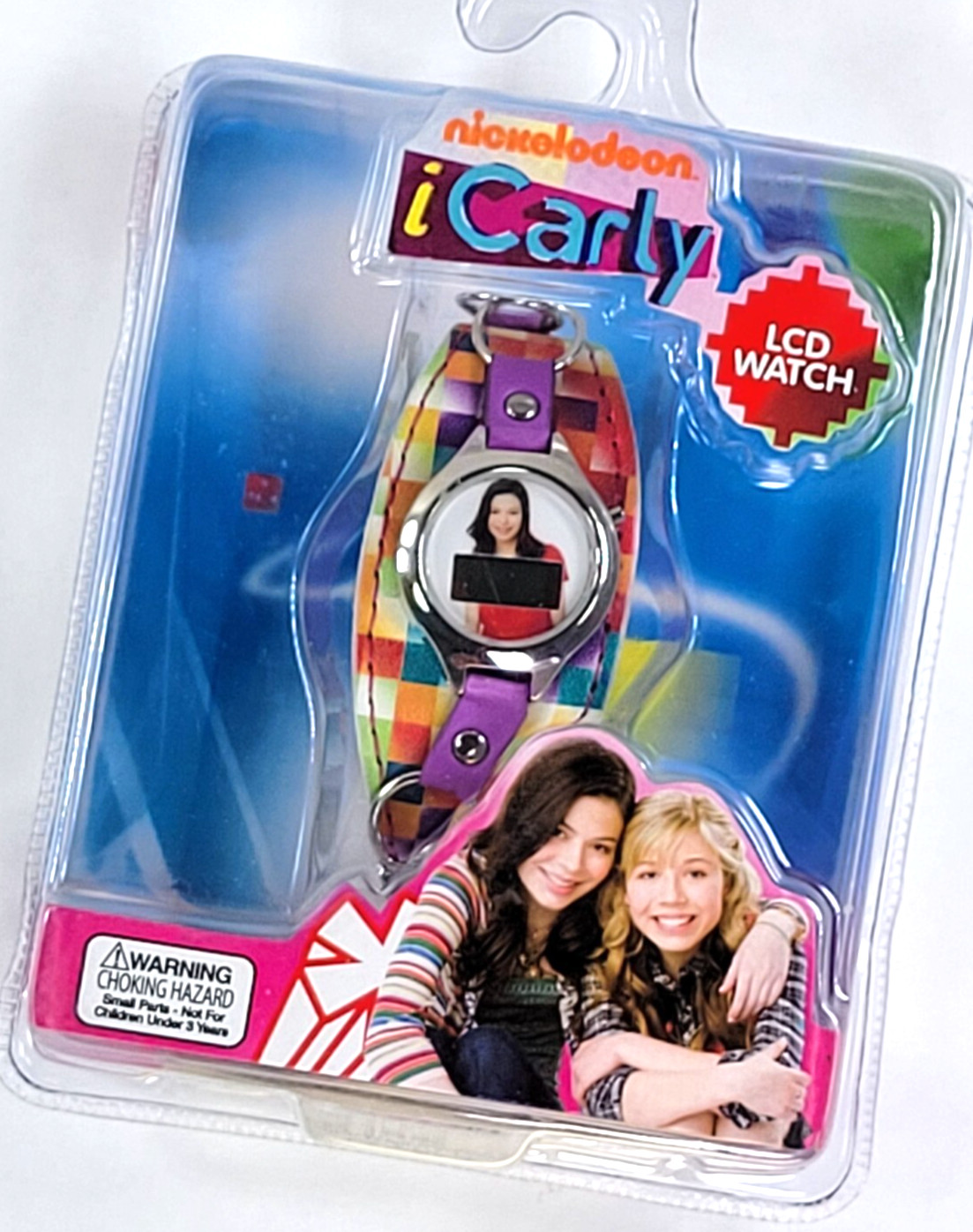 VTG iCarly LCD Watch nickelodeon Wristwatch w/ Battery Official 2011 iCarly