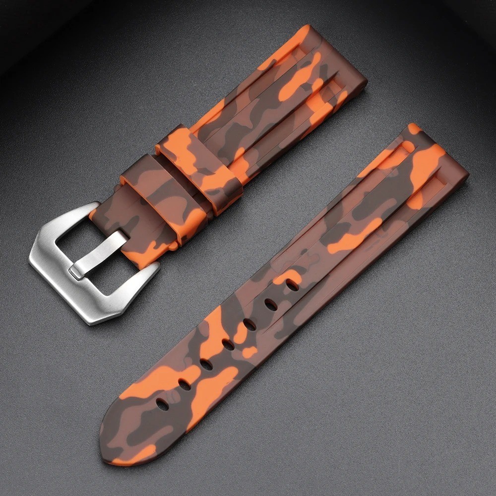 Universal Silicone Watch Band 18-24mm Quick Release Sport Replacement Strap